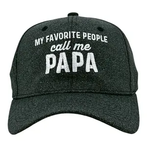 My Favorite People Call Me Papa Hat Funny Sarcastic Fathers Day Graphic Novelty Cap Funny Hats Dad Joke  Funny Grandpa  Novelty Caps for Men Black - Standard