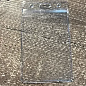 Replaceable Plastic Badge Holder - Clear Design, Durable Material, Ideal for Display and Protection