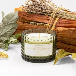 Teakwood & Mahogany | Luxury Soy Wax Blend Candle (11.6oz) Teakwood & Mahogany | Luxury Soy Wax Blend Candle (11.6oz)