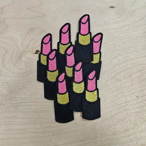 Lipstick Hat Patch (3 Patches)