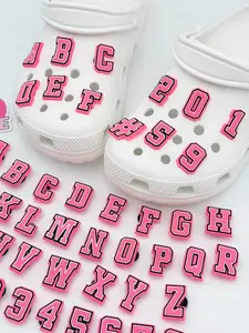 Dongdong Shoes DIY Decoration Clips, 26/37 Letter Alphabet Design, Perfect for Customizing Your Footwear, Ideal Gift for Creative Minds