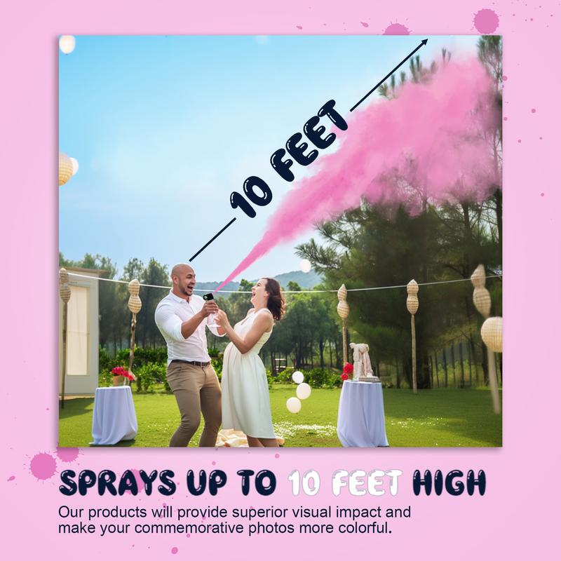 Gender Reveal Spray  Boys and Girls Gender Reveal Party, Powder blaste,  Birthday party, cheerleading