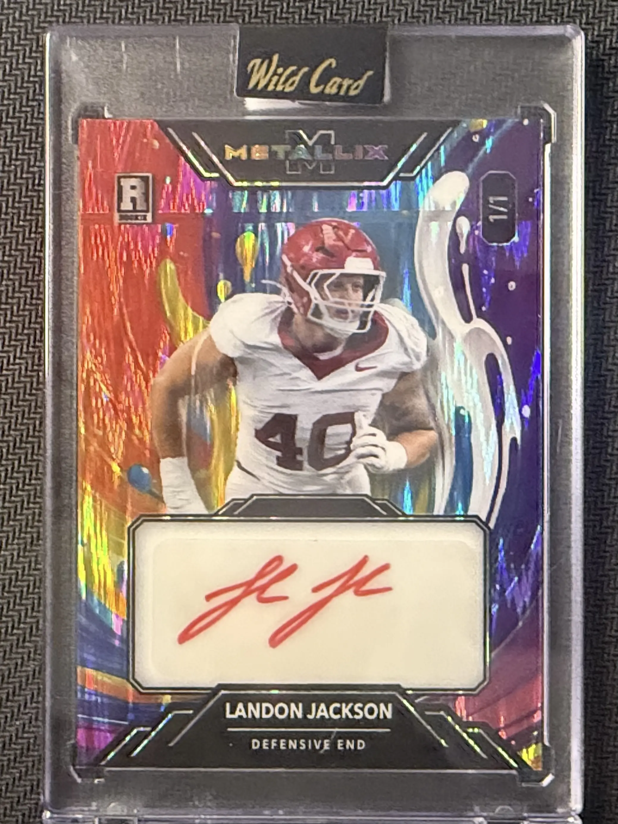 Wild Card 2025 Metallix Pro-Look Football Edition Autograph's