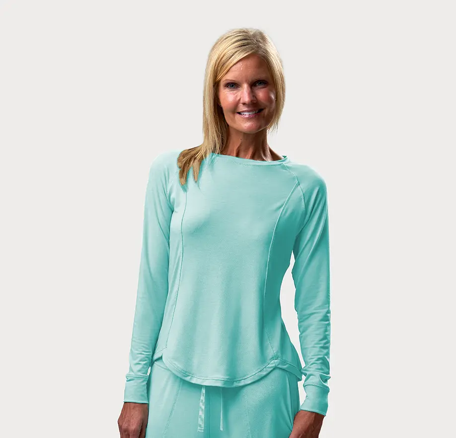 Temperature Regulating Sleepwear Ragan Long Sleeve