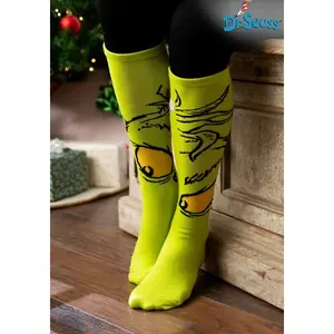 The Grinch Knee High Socks for Women