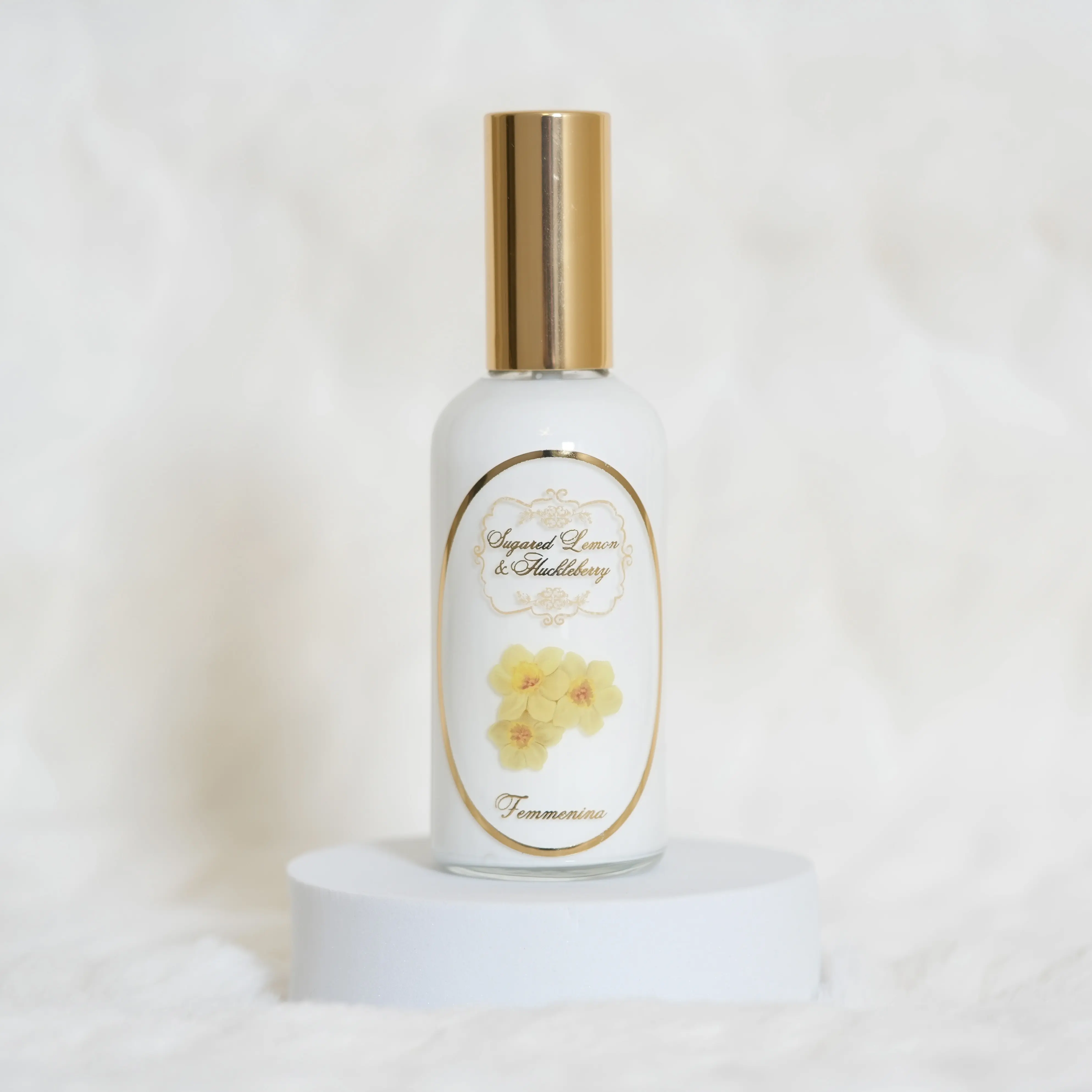 Sugared Lemon & Huckleberry Hair Mist, Concentrated formula, A Delicate Mist of Lasting Elegance for Your Hair, Lightweight Vegan