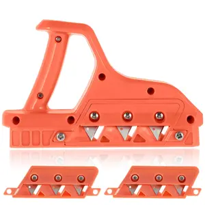 45°/60° Drywall Edge Cutter, Precision Gypsum Board Chamfering Tool with 10 Blades, Plasterboard Hand Edger for Home Improvement