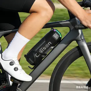 Outdoor multi-functional speaker, shock-proof and water-resistant, long battery life, LED lights, Bluetooth connection, Suitable for outdoor use and as a gift