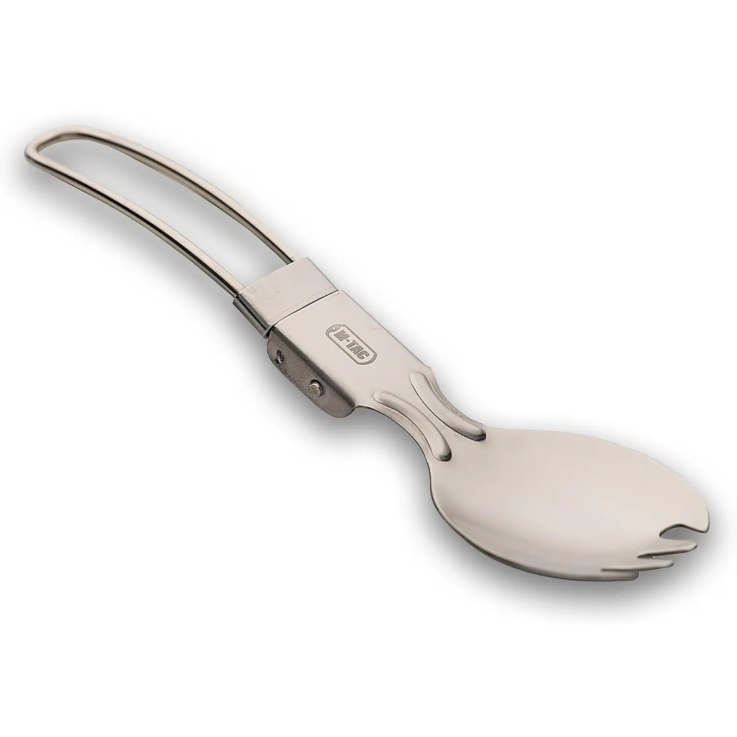 Stainless Steel Folding Spork – Tactical Spoon Fork Combo for Camping, Hiking, Backpacking, EDC & Outdoor SurvivalGift.