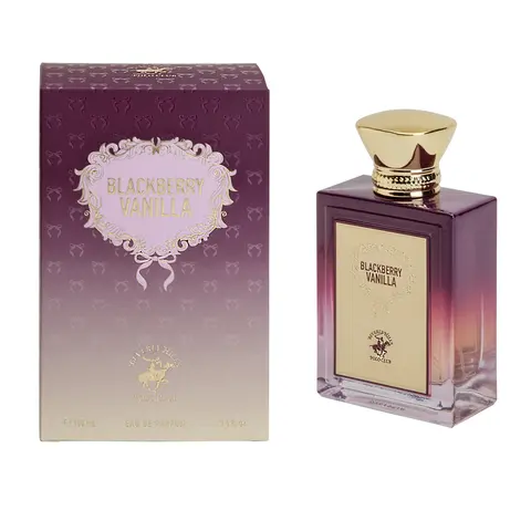 Beverly Hills Polo Club | Blackberry Vanilla Gourmand 3.4oz / 100ml Eau de Parfum Spray for Women – Long-Lasting All-Day Scent | Ideal for Everyday Wear, Date Nights, or Special Occasions