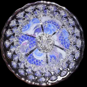 Silver Dragon Flying Nightlight Cup - Construction Lamp - Crafts - Collectibles - Gifts - Handmade Products - Traditional Tea Cups - Ornaments