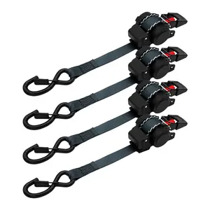 Automatic Shrink Wrap Straps, No Assembly Required, Free Stretch, Multi-Item Fixed Reusable Ratchet Tie Down Bands, Perfect Holiday Gift