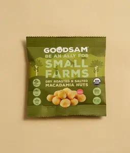 Organic Macadamia Nuts , Dry Roasted & Salted Snack Pack – Bundle (10, 20, or 30-Pack)