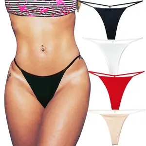 KUKU PANDA T Back G-string Thongs for Women Comfortable Cotton Panties Sexy Lady Underwear