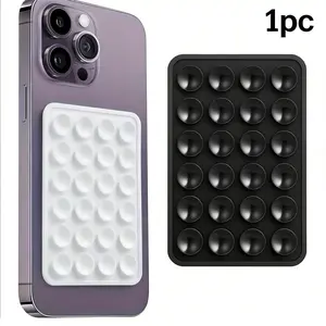 Silicone Octopus Cup Phone Stand, Dual-Sided 80 Suction Cups, Mobile Photography Tool, Selfie Accessory, Portable Design, Non-Slip Base
