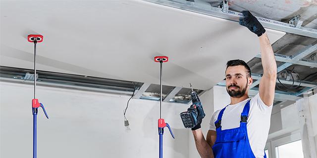 #SpringGlowUp WORKPRO Cabinet Jack Support Pole, Steel Telescopic Quick Support Rod Adjustable 3rd Hand Support System with 154 lbs Capacity for Cabinet Jack, Drywall Jack& Cargo Bars