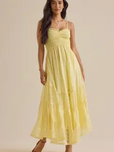 Altar'd State Tami Lace Tiered Women's Maxi Dress