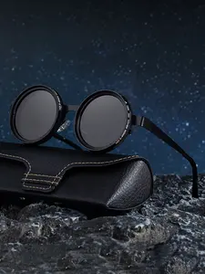 Fashion Trendy Casual Sunglasses Round Adjustable ND Polarized UV400 Shades Sun Glasses Sunglasses for Women Men