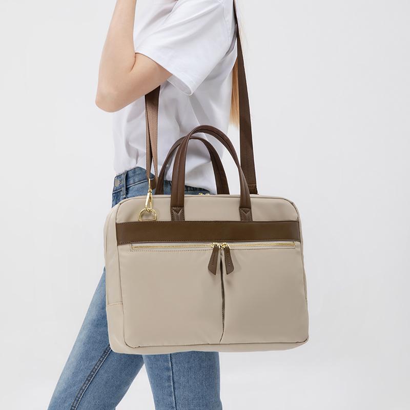 Waterproof 16-inch Laptop Bag with Suitcase Fastening Strap Commuter Tote for Office Use Compatible with MacBook Pro Ultra-Large Capacity Shockproof Insulating Layer Multi-Compartment Storage Waterproof 16-inch Laptop Bag with Suitcase Fastening Strap Commuter Tote for Office Use Compatible with MacBook Pro Ultra-Large Capacity Shockproof Insulating Layer Multi-Compartment Storage