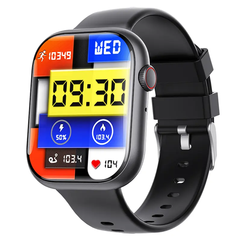 New Men's and Women's Camera Step Heart Rate Monitoring, Blood Pressure Measurement, Social Entertainment, Temperature Measurement, Bluetooth Call, Intelligent Reminder, Blood Pressure Sleep Monitoring Multi functional Sports Smart Watch