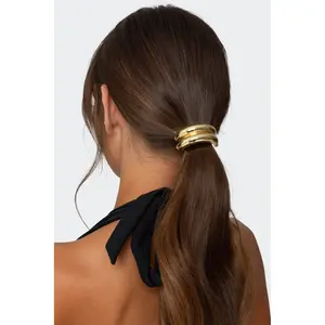 Sleek Double Cuff Hair Tie Sleek Double Cuff Hair Tie
