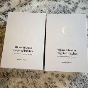 Product Review of Qure Micro-Infusion Anti Wrinkle Patches for Smile Line, Frown lines, Under Eye Bags, Puffiness, Crow's Feet - Retinol, Niacinamide, Caffeine, Peptides - Dissolvable for Overnight Use - 8 Pairs from L** G**a