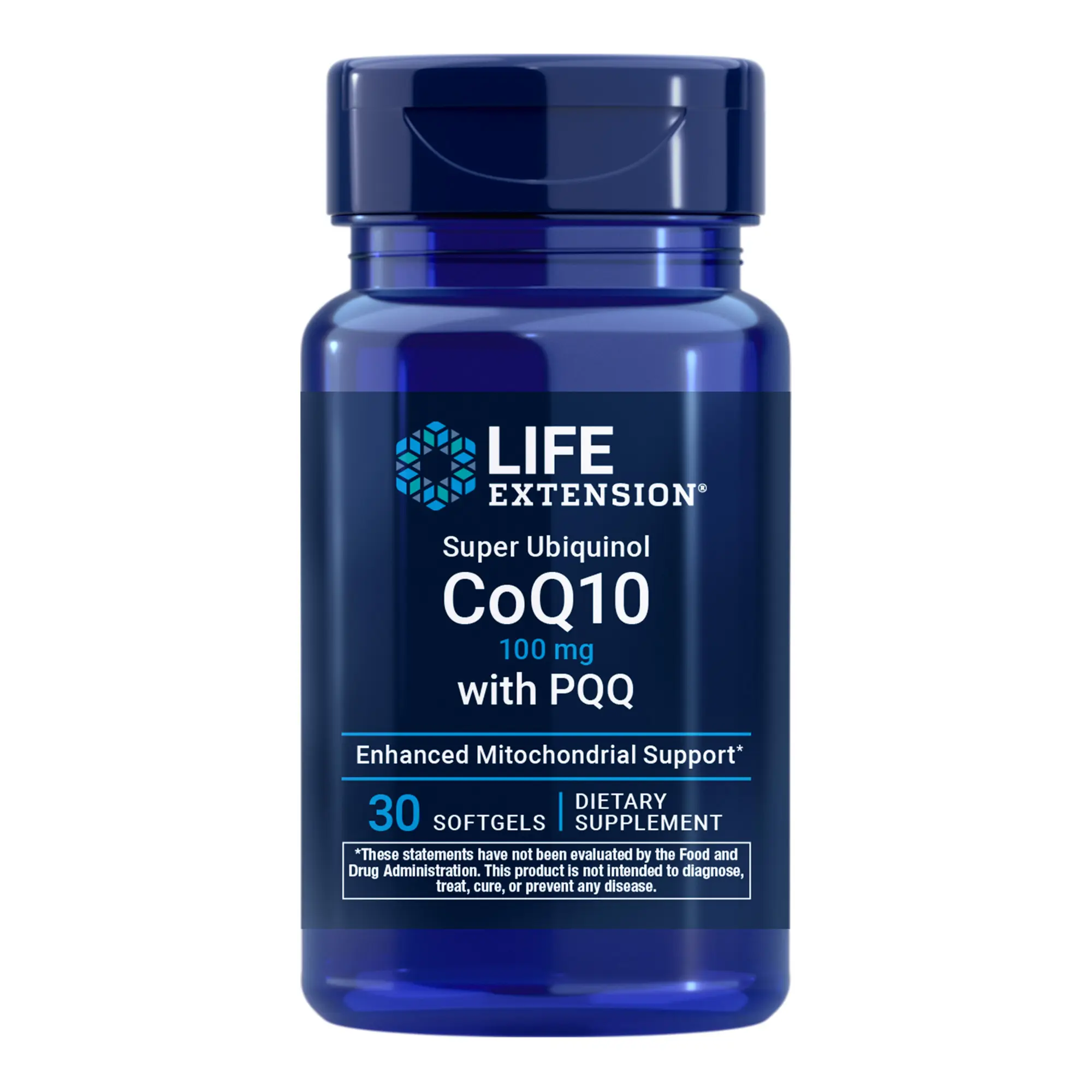 Life Extension Super Ubiquinol CoQ10 with PQQ 100 MG, 30 Softgels