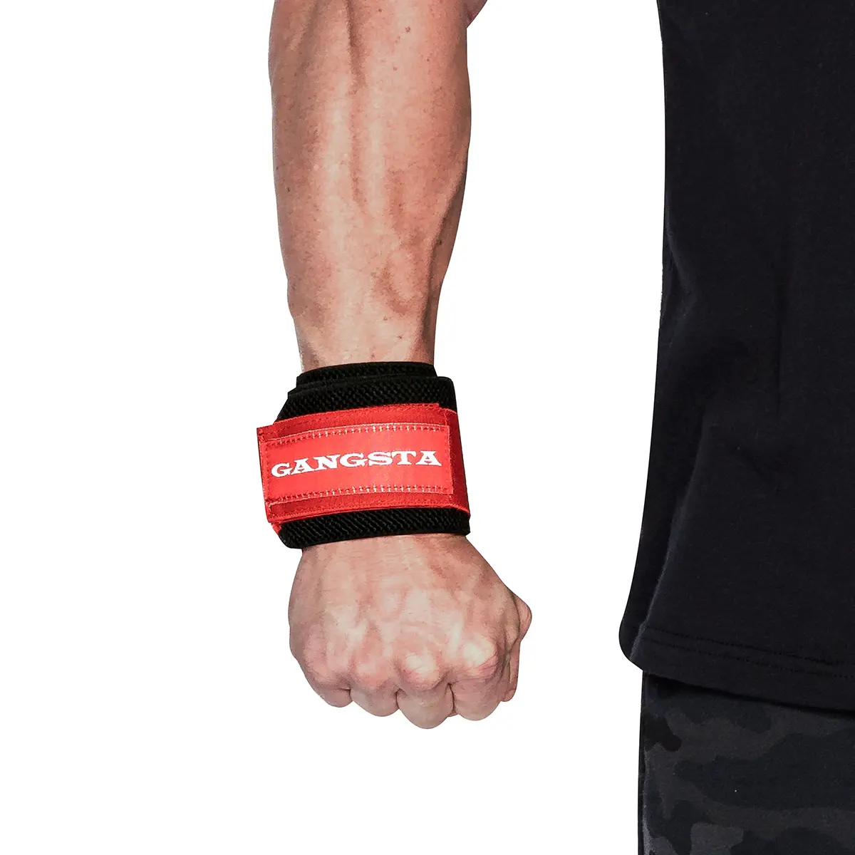 SLING SHOT Gangsta Flex Wrist Wraps - Competition Level, IPF/USAPL/USPA Approved, Level 3 Elastic Support with Flex Tab, Flat-Sewn Thumb Loop, Stiff Durable Design, 22 in. & 36 in. Pairs for Powerlifting