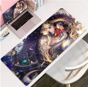 [Sale off up to 65%][Free Ship] Pink Sailor Moon Mouse Pad Large Non Slip Keyboard Desktop Mousepad Laptop Anime Laptop Kawaii Desk Mat Cartoon Extend Game Pads (4)