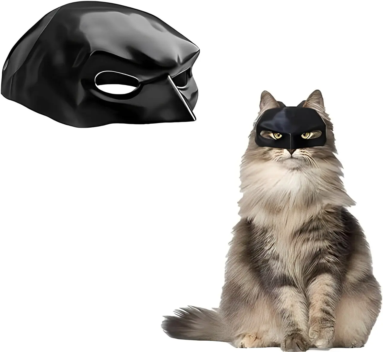 Aimery Cat Bat Cosplay Hat，Cat Bat Mask，Funny Cat Bat Cosplay Hat, Cat Mask, Mask for Halloween Cosplay