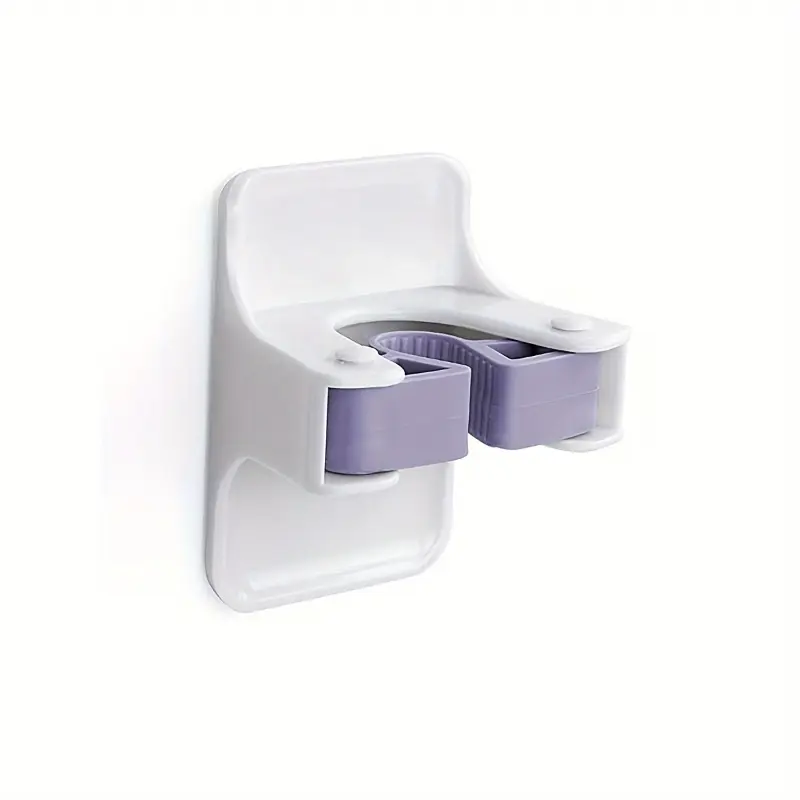 Broom Holder, Sturdy Broom Holder Wall Mount, Broom Gripper Holds Self Adhesive No Drilling Super Anti-Slip, Broom And Dustpan Hanger