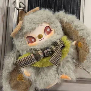 Rumi The PIKU Week Series Plush Blind Box - Aesthetic Leopard Bag Charm & Mystery Keychain - Y2K Style Soft Plushie Pendant for Backpacks, Designer Art Toy Gif, Accessories For Women