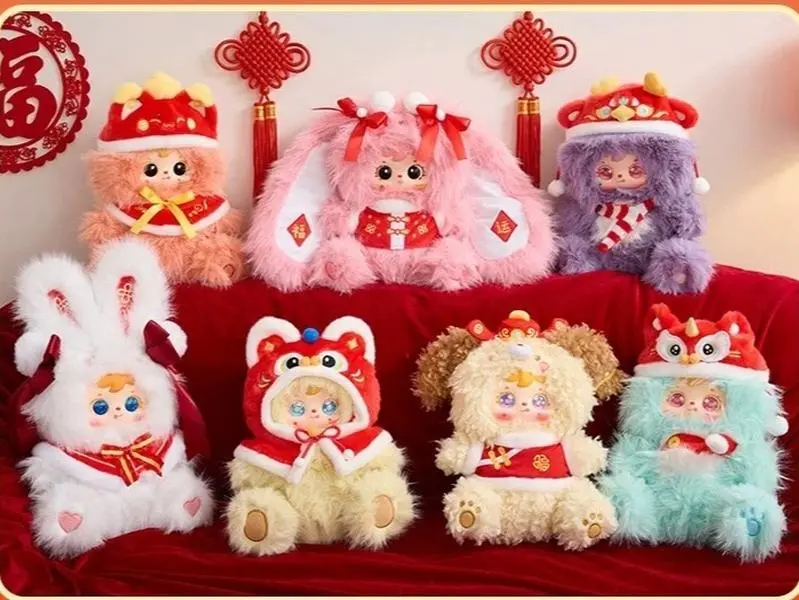 [Buy 3 Get 1】Samuel Cute Pets Bring Good Fortune to Welcome the Spring Festival - 680% Plush