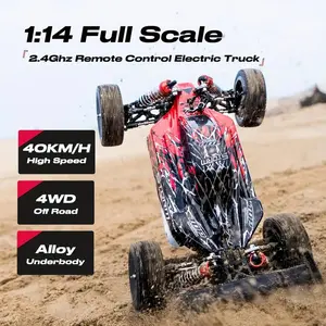 1:12 Off-road RC Car, 2.4Ghz Remote Control, 40KM/H All Terrain High Speed Vehicle, Strong Stell Metal Gear, Supports Multiple Cars Racing Together, Outdoor Drifting, Racing, Climbing, Birthday Gifts