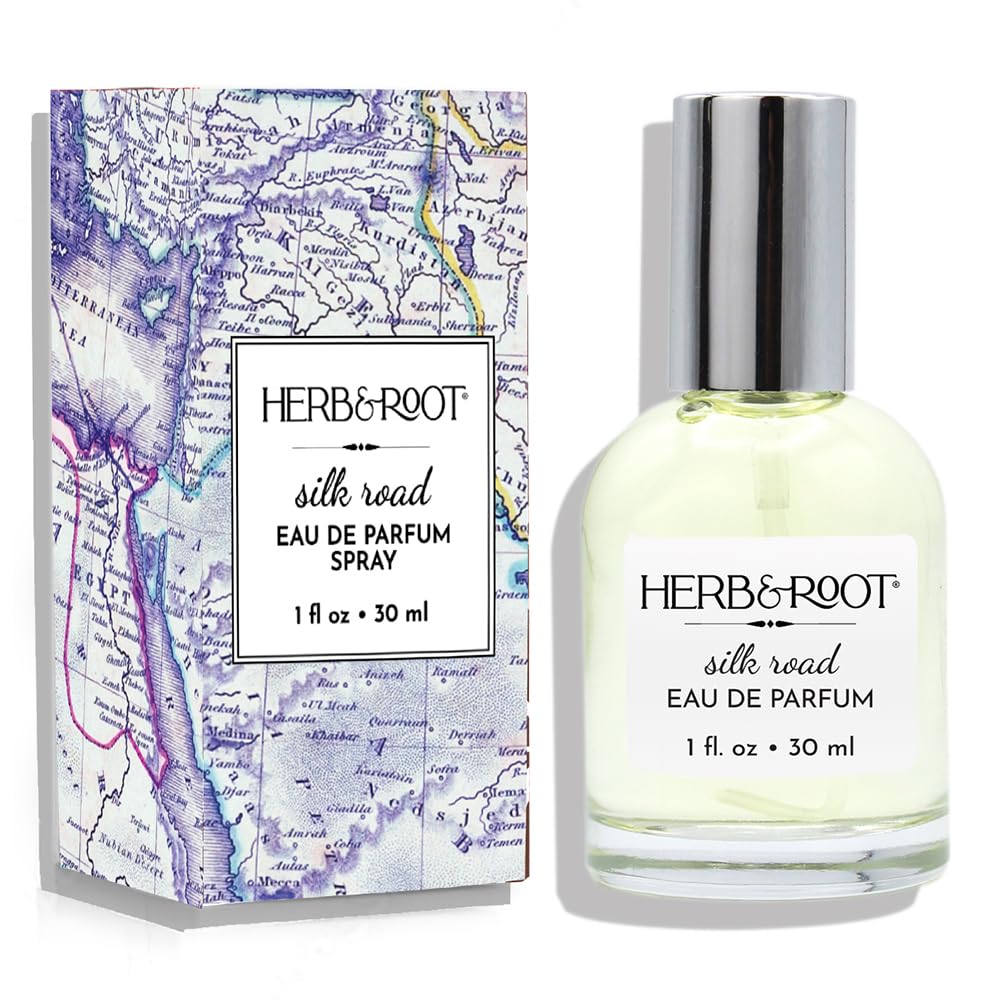 Herb & Root Amber Wood Spice Perfume Blend, Saffron, Cardamom, Sandalwood, Frankincense, Eau de Parfum nlog  perfume
