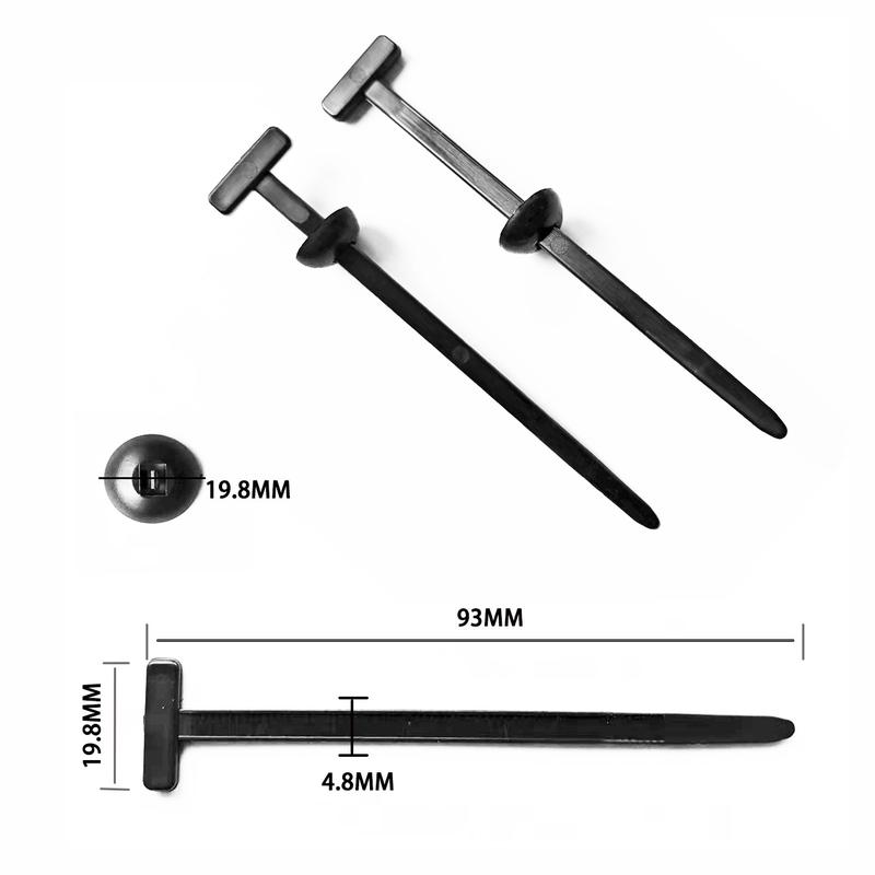 Nylon Universal Cable Tie Buckle Heavy Duty Self-Locking Zip Ties for Car Bumpers Trunk Liners Chassis Guards Durable UV-Resistant Multipurpose Tool Rain Fixing