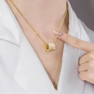 Unique Fashion Jewelry Alert! This Twisted Chain Cylinder Pendant Choker Is The Minimalist Statement Piece You Need  | Perfect for Daily/Date Night Looks