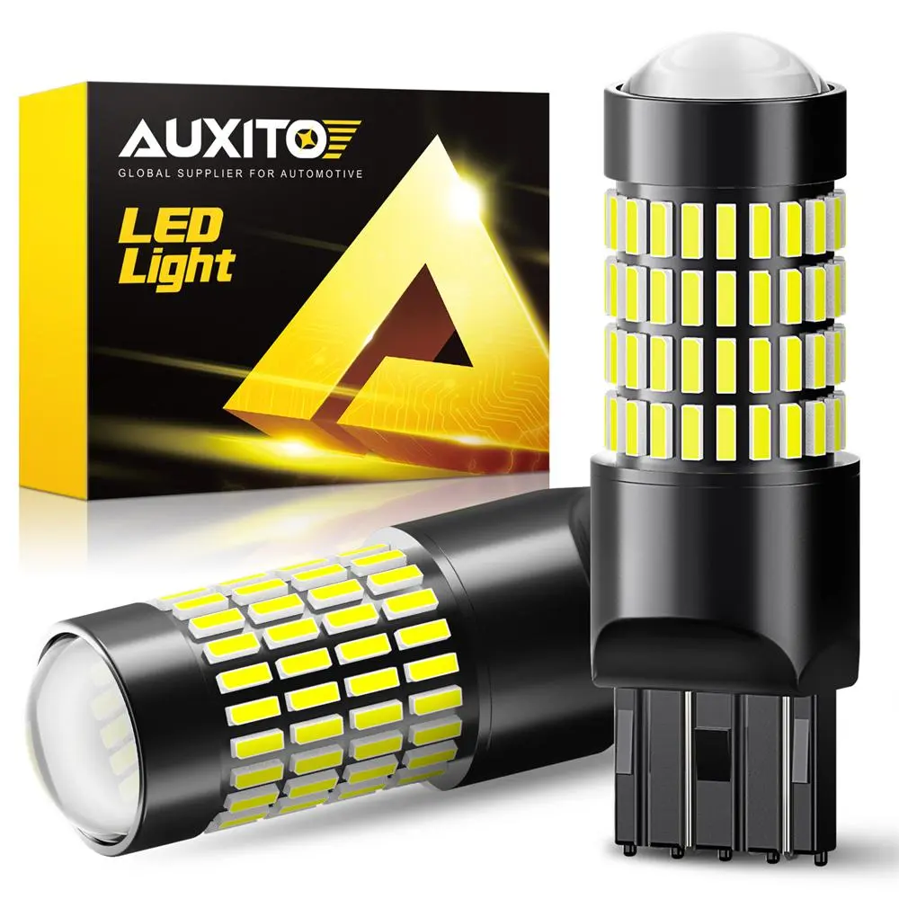 2X AUXITO 7443 7440 7444 High Power 102 LED Reverse Back Up Light Bulbs White 2800LM