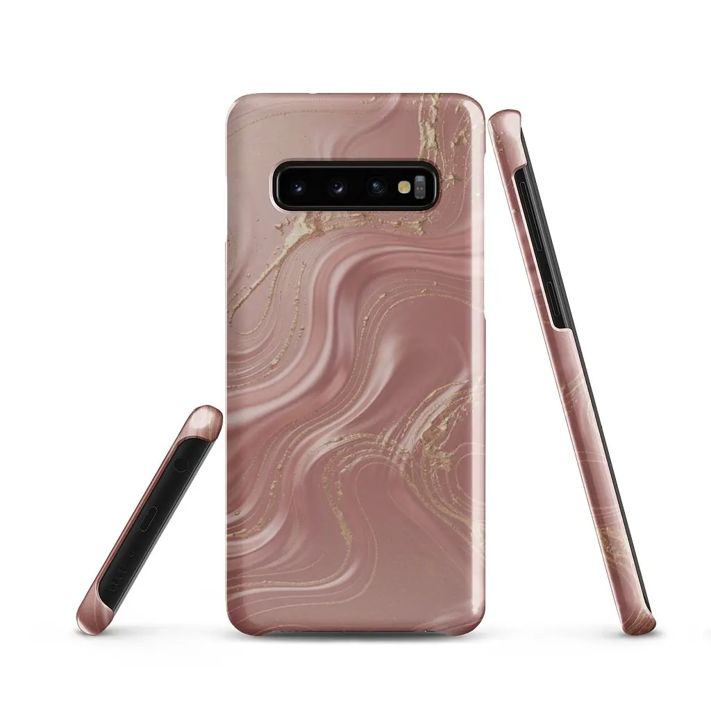 Alluded rose gold snapcase for android