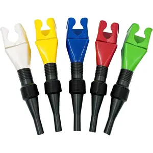 Flexible   Funnel, Retractable Plastic Automotive Oil Exchange Funnels, Foldable Clasp Gasoline Funnels, Universal Draining Tool for  and  (5PCS)