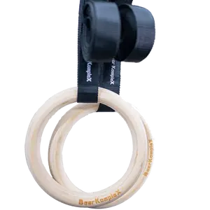 Bear KompleX Gymnastic Wood Rings