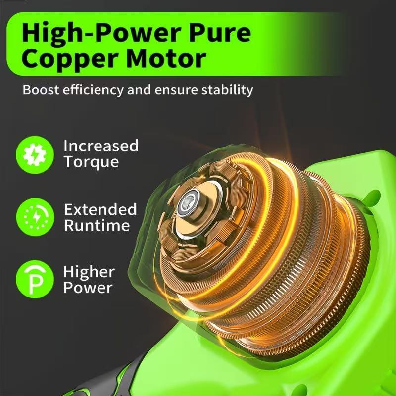 Mini Chainsaw 6 inch 2 Batteries Power Electric polesaw For Tree Trimming Wood Cutting Perfect G