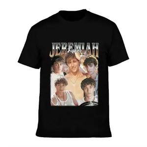 Unisex's JEREMIAH FISHER THE SUMMER I TURNED PRETTY Round Neck Tee, Regular Fit Fashion Casual Short Sleeve T-Shirt for Daily Wear, Men Women Top for Summer,Streetwear