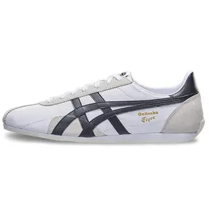 Onitsuka Tiger Runspark Retro Comfortable Durable Low-Top Urban Commuter Running Shoes for Men and Women in White and Black Trending Shoes, House White Official Shoes to Get / Maison Mihara Verifiable, with credentials and supporting global authentication