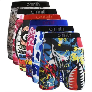 7Pcs Men Underwear Boxers Breathable Mesh Crotch Mens Trunks Plus Size S-3XL Man Swimming Underpants Men's Panties Trunks