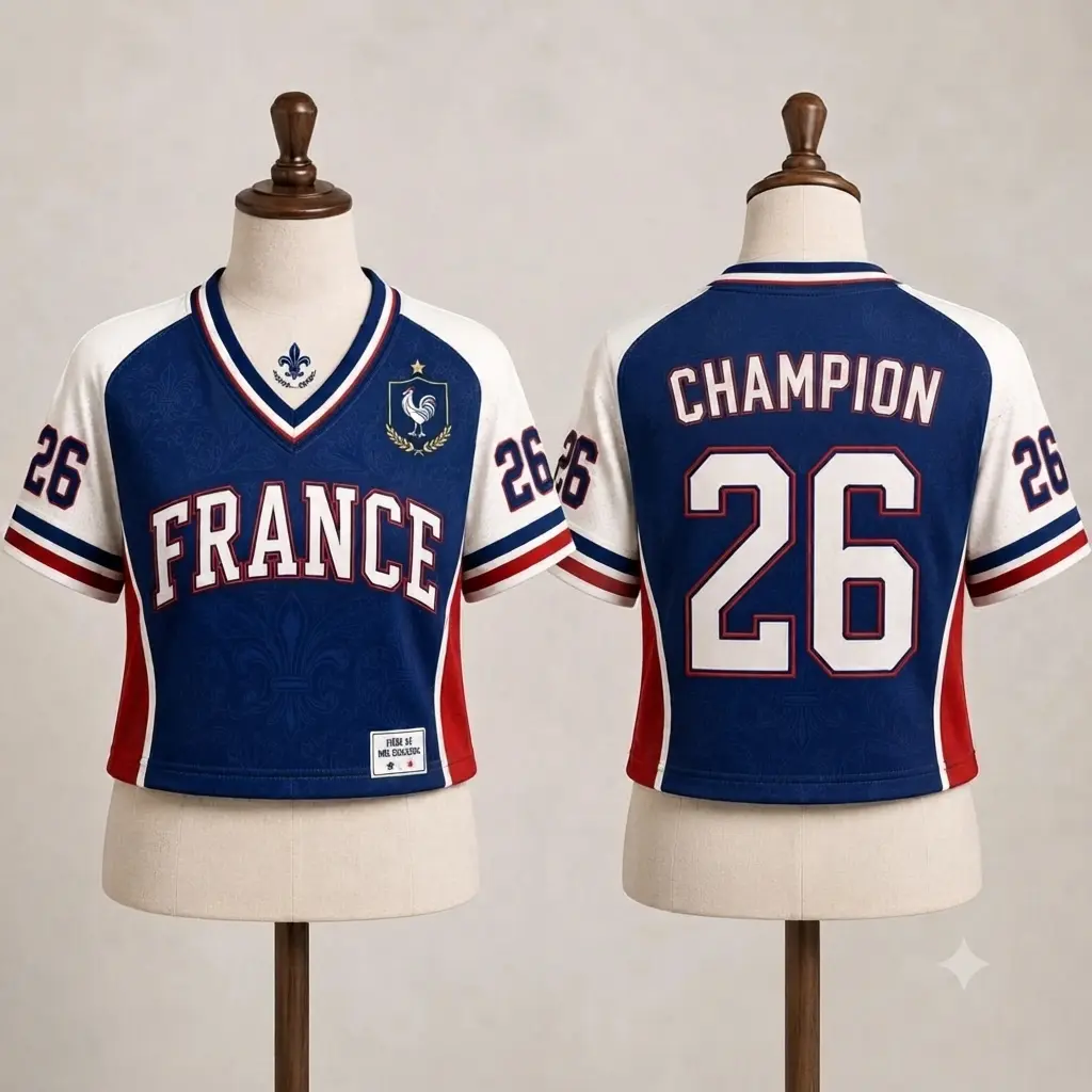 2026 W.C. Fan Edition France Legacy Football Jersey – High-Performance Breathable, Sweat-Wicking Match Day Shirt, Fan Collection Essential, A Meaningful Gift for Aspiring Champions , Crafted for the Fan