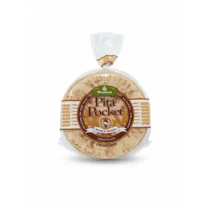Phoenicia Pita Pocket Fresh Whole Wheat Bread, Medium 8pcs, 11oz, (312g)