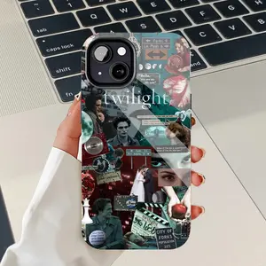 Twilight Collage Art Mobile iPhone Case. PBT+TPU Rugged Dual-Shell Phone Cover, Works with iPhone 16/15/14/13/12/11 Pro Max/Plus