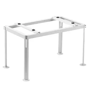Summervibes VEVOR Mini Split Ground Stand, Adjustable Anti-Vibration Mini Split Stand for 9000-36000 BTU Ductless Air Conditioner Heat Pump, Heavy Duty AC Base Bracket Floor Mount w/ 661LBS Max. Load Capacity