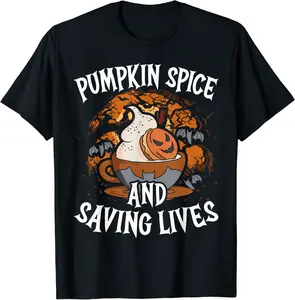 Medical Halloween Trick Or Treat Healthcare Doctor Nurse T-Shirt - Ronniemu Shop 81B0C79PGNL1